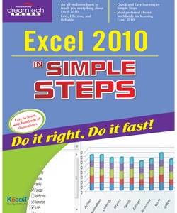 Excel 2010 in Simple Steps