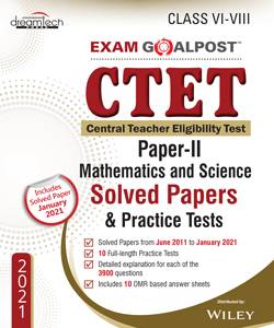 CTET, Exam Goalpost, Paper-II, Mathematics & Science, Includes Latest Solved Papers