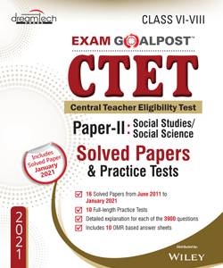CTET  Social Studies/Social Science Paper 2nd. SPPT (Eng), Including Solved Papers 2021